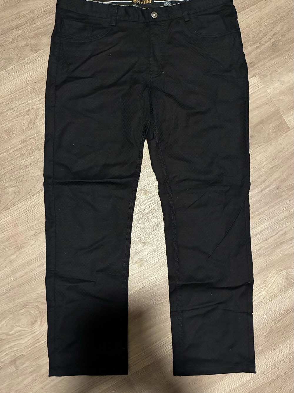 Men’s Black Straight Jeans by Platini